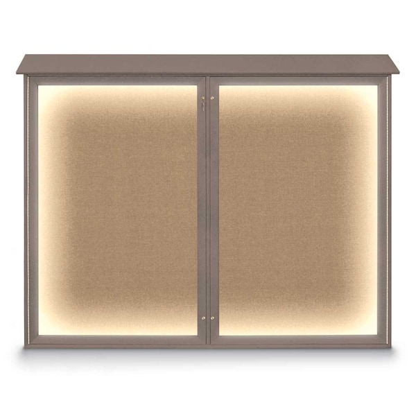Triple Door Enclosed Indoor Letterboard